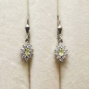 🗽Premium Natural Chrysoberyl & White Zircon in Platinum Over Sterling Silver